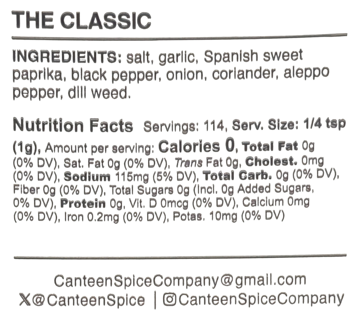 The Classic Spice Blend